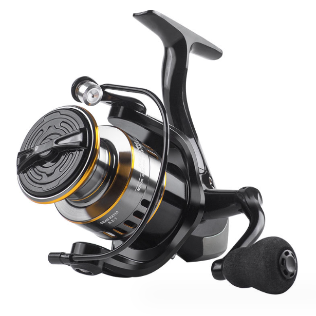 Carrete de Pesca Agua Dulce y Salada Carretes HE 1000-7000 Ultraligero Marco de Metal Alta Velocidad 10KG