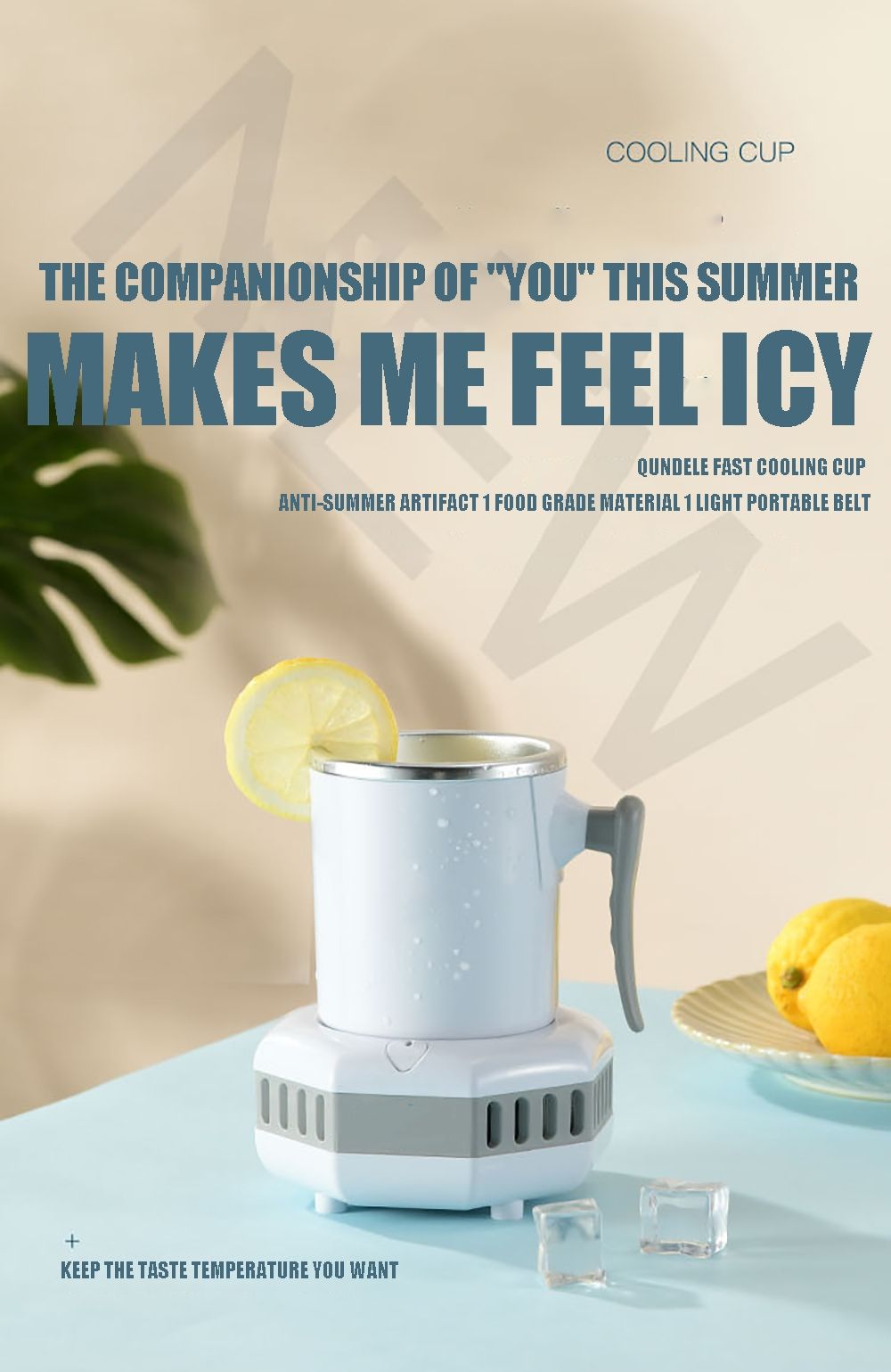Refrigerador portátil rápida reducción de temperatura ideal para bebidas heladas electrodoméstico moderno eficiente