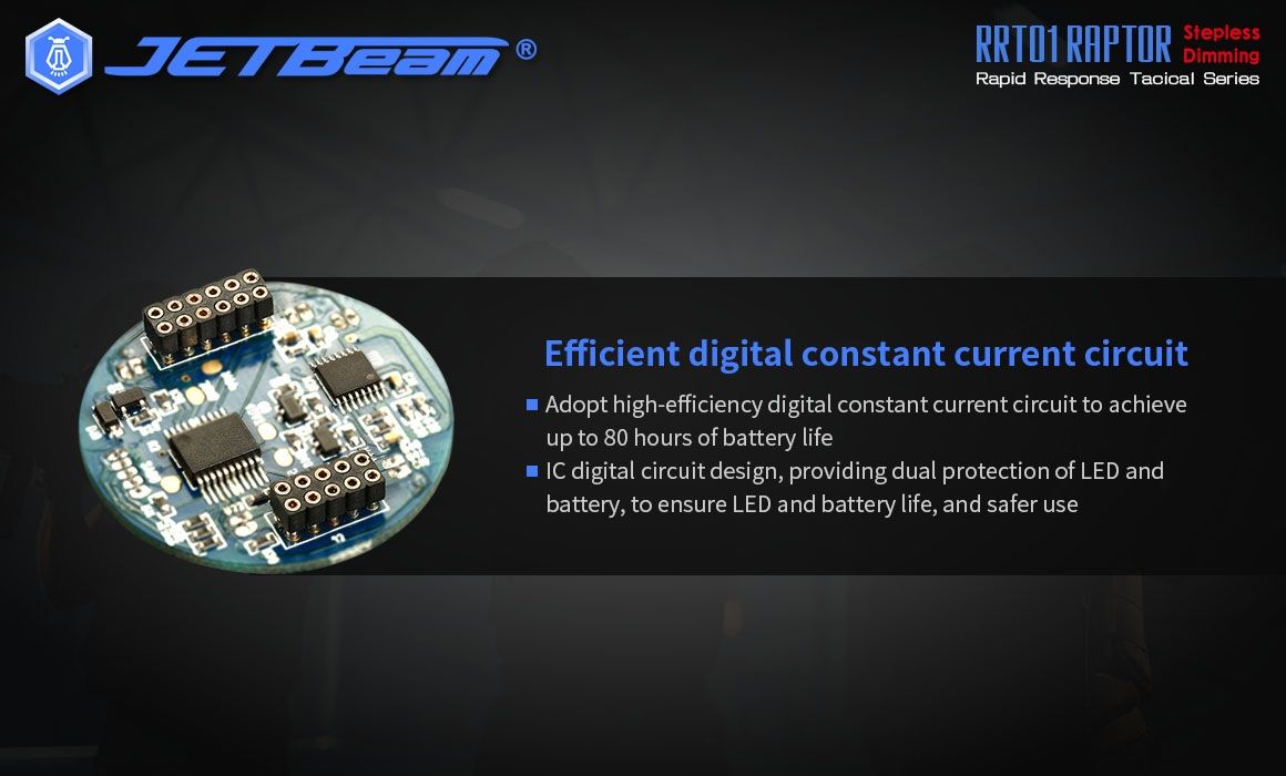 JETBeam JET-RRT01 XP-L 950 lúmenes LED linterna EDC iluminación exterior duradera para acampar y hacer senderismo
