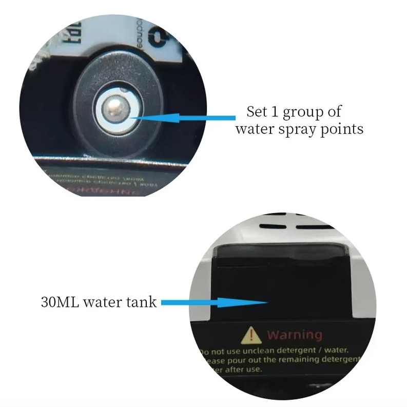 Robot limpiador de ventanas con tecnología inteligente, rociado automático de agua y succión de 5600Pa para ventanas impecables sin esfuerzo.