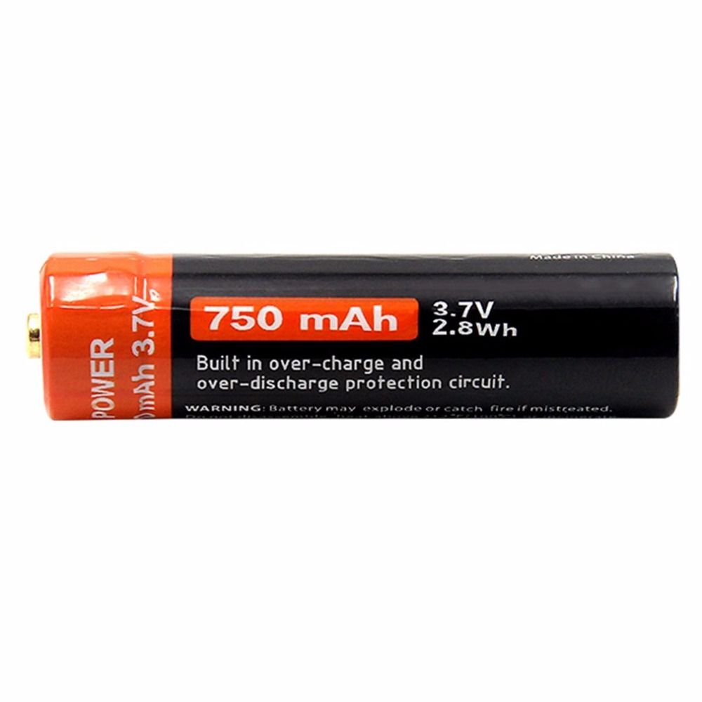 Batería Doublepow 14500 750mAh Micro USB de alta capacidad LED ideal para dispositivos electrónicos y acampada