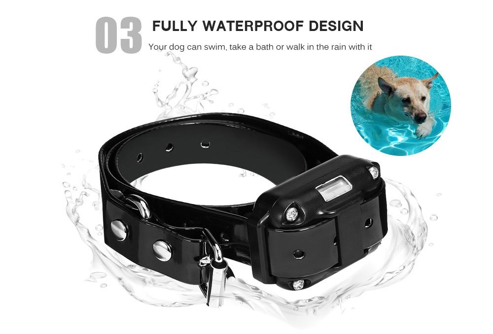 Collar de adiestramiento para perros eléctrico impermeable recargable de 800 m con control remoto para mascotas, pantalla LCD y modos ajustables