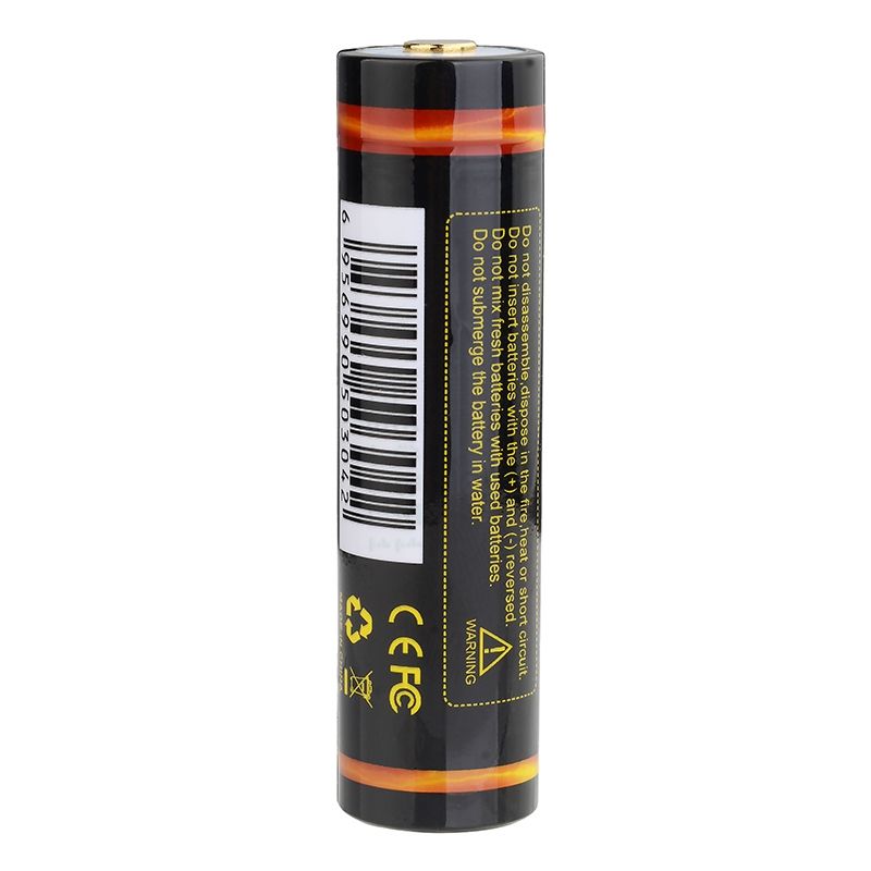 TrustFire 18650 3400mAh Batería recargable de iones de litio con Micro USB, Alta capacidad, Energía ecológica para Electrónica