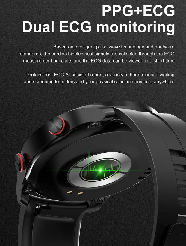 Reloj inteligente HW20 ECG+PPG llamada Bluetooth