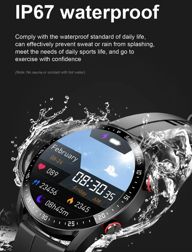 Reloj inteligente HW20 ECG+PPG llamada Bluetooth