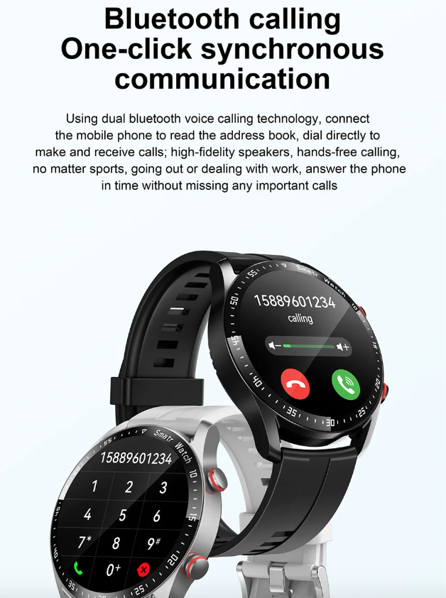 Reloj inteligente HW20 ECG+PPG llamada Bluetooth
