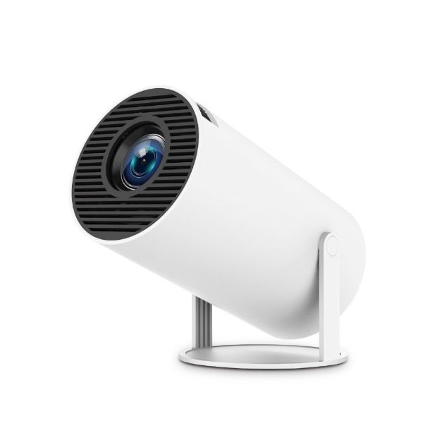 HY300 Proyector Android Inteligente Portátil 1280x720P Full HD WiFi 6 Cine en Casa Versátil Noche de Películas