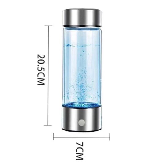 Generador de Hidrógeno Portátil Taza de Agua 420ml Agua Rica en Hidrógeno Para Salud Celular y Bienestar