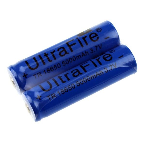 Ultrafire TR 5000mAh 3.7V 18650 Batería recargable de iones de litio Solución de energía premium para aventuras al aire libre