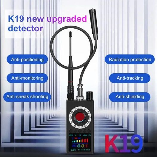 Descubre el K19 detector RF mini portátil protección de privacidad diseño compacto para seguridad personal
