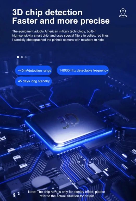 Descubre el K19 detector RF mini portátil protección de privacidad diseño compacto para seguridad personal