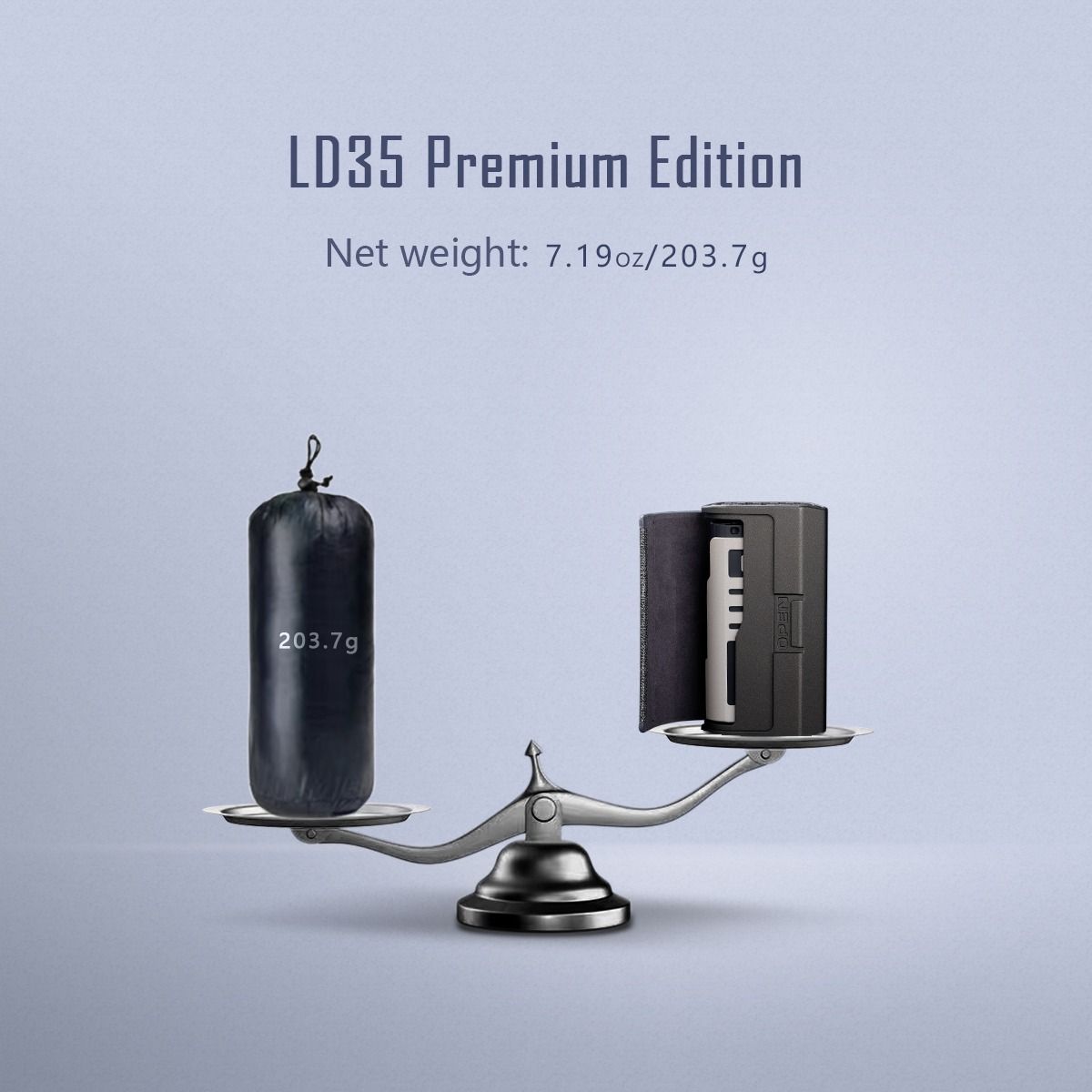 IMALENT LD35: Linterna EDC Potente y Compacta 1200 Lúmenes, USB-C Recargable, Pantalla OLED.