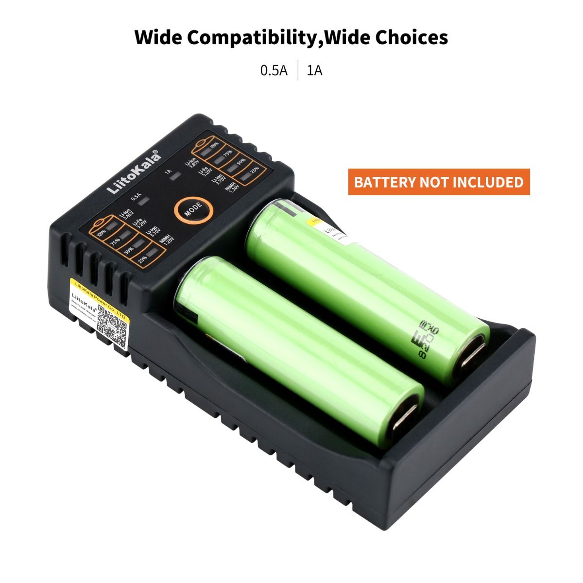 Cargador inteligente Liitokala Lii-202 3.7V para baterías 18650 26650 NiMH con Micro USB carga eficiente y segura