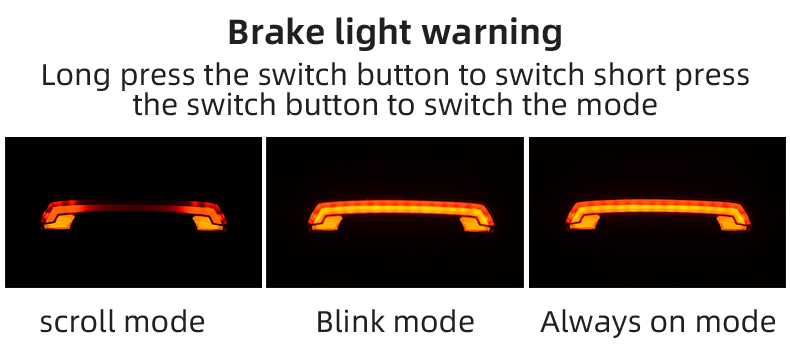 ROCKBROS LKWD-R1 Luz de Bicicleta Inteligente USB LED con Control Remoto Inalámbrico, Señal de Giro y Proyector Láser para Seguridad en Ciclismo