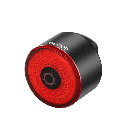 Gaciron LOOP-100 Luz trasera de bicicleta de alta luminosidad con sensor de freno y aleación de aluminio para ciclismo urbano y de montaña.