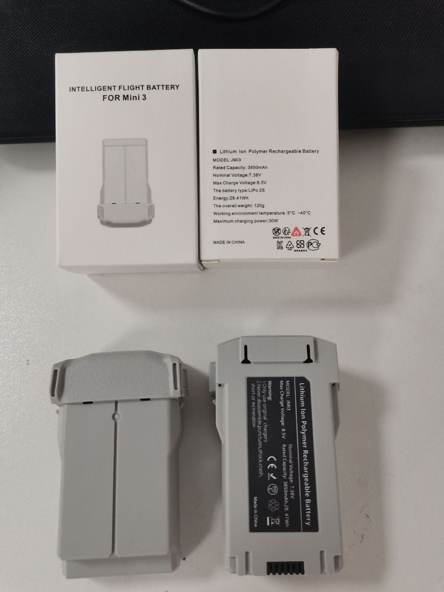 Batería ligera DJI Mavic Mini 3 Pro con tiempo de vuelo extendido de 47 minutos y capacidad de 3850 mAh para entusiastas de los drones