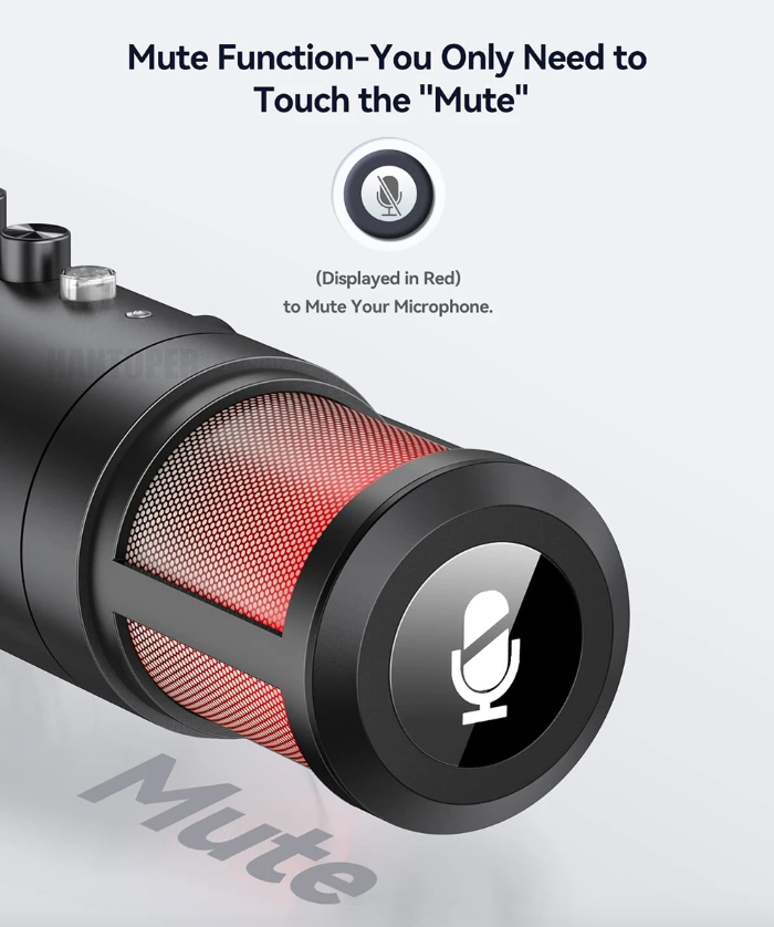 Nuevo Micrófono MU900PRO RGB USB Alta Calidad de Sonido para Gaming Podcast Creadores Contenido Músicos