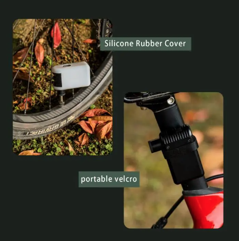 A2 Mini Bomba de Aire Eléctrica Inalámbrica Inflador Portátil para Bicicleta Válvula Presta Schrader Equipo de Ciclismo Ligero