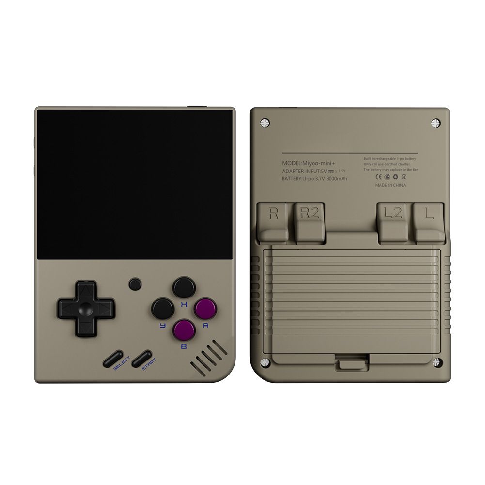 MIYOO Mini Plus Consola de Juegos Portátil Retro Pantalla IPS 3.5 Pulgadas Videojuegos Clásicos en Movimiento