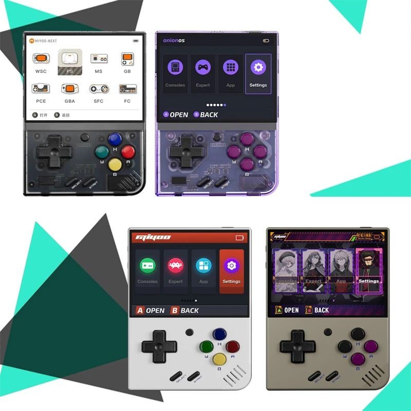 MIYOO Mini Plus Consola de Juegos Portátil Retro Pantalla IPS 3.5 Pulgadas Videojuegos Clásicos en Movimiento