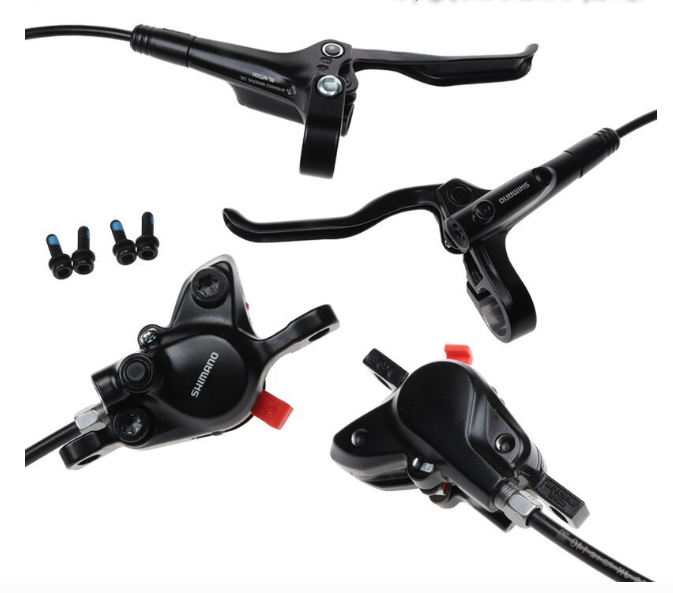 Shimano MT200 Freno MTB E-bike freno disco hidráulico potente control en senderos eficiencia avanzada negro