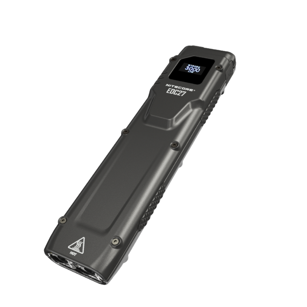 Linterna recargable NITECORE EDC27 ligera de 3000 lúmenes para aventuras al aire libre y preparación para emergencias