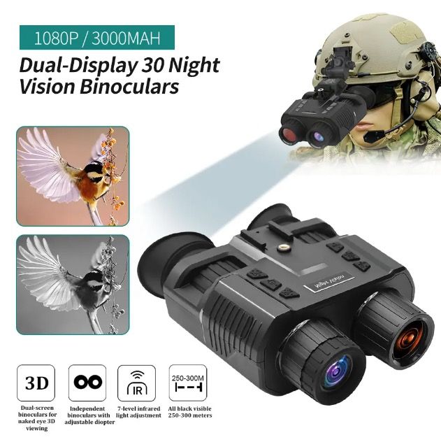 NV8000 Gafas de Visión Nocturna Binoculares 4K Video Naked-3D Tech para Observación de Vida Silvestre Envío Gratis
