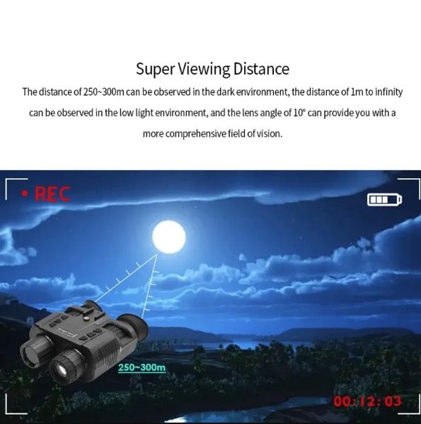 NV8000 Gafas de Visión Nocturna Binoculares 4K Video Naked-3D Tech para Observación de Vida Silvestre Envío Gratis