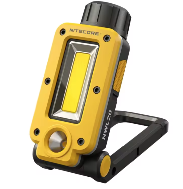 NITECORE NWL20 Foco Portátil 600 Lúmenes Iluminación Versátil con Triple Salida para Uso Exterior y de Emergencia