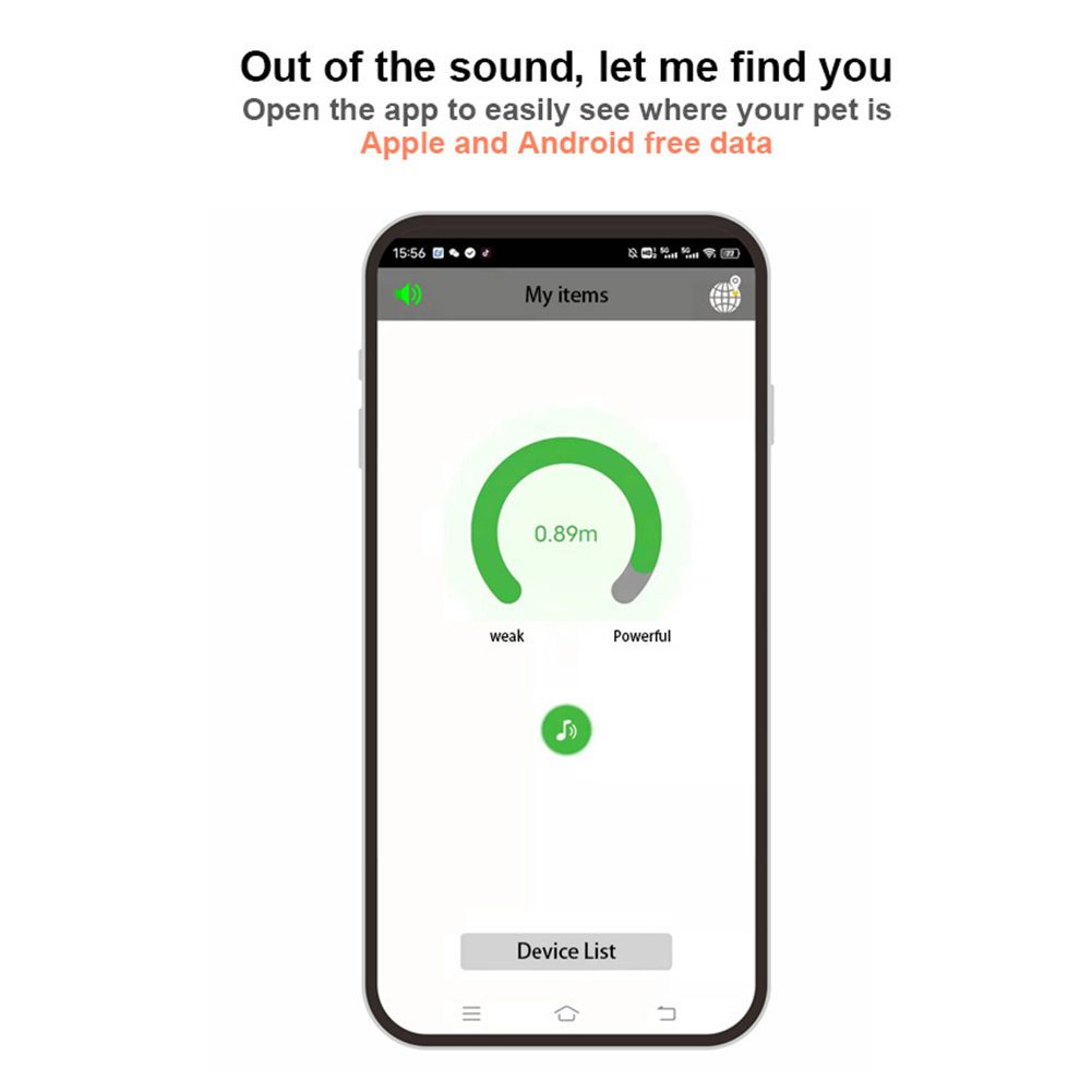 Collar de ubicación GPS impermeable para mascotas Rastreo en tiempo real Localizador de mascotas duradero