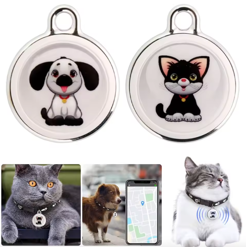 Collar para perros Airtag Rastreador GPS para perros Ubicación en tiempo real Seguridad para amigos peludos