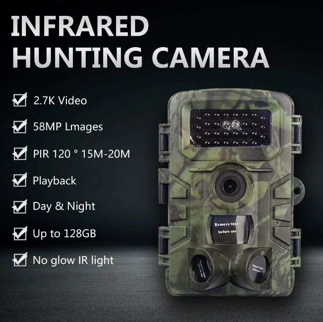 Cámara de rastreo PR700 con visión nocturna infrarroja y detección de movimiento para monitoreo confiable