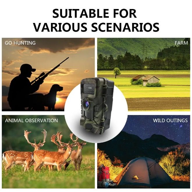 Cámara de rastreo PR700 con visión nocturna infrarroja y detección de movimiento para monitoreo confiable