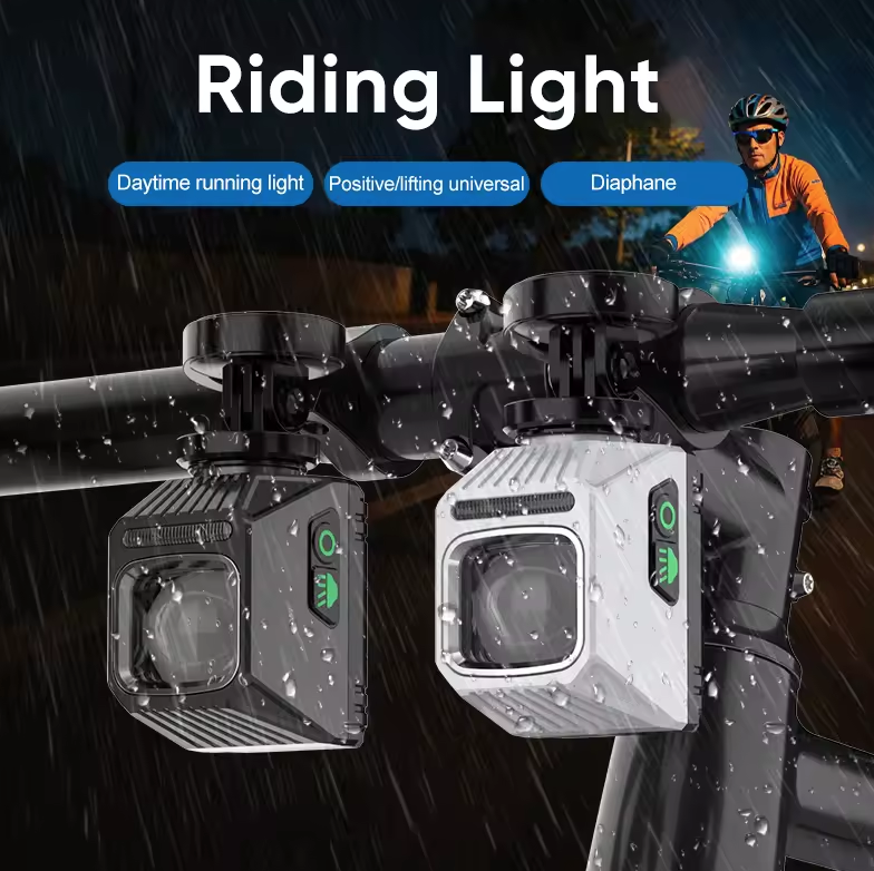 NiteBeam CL1600 Luz Colgante para Bicicleta Faro Delantero para Conducir de Noche Lámpara Frontal MTB Carretera Antideslumbrante Linterna Accesorios de Ciclismo