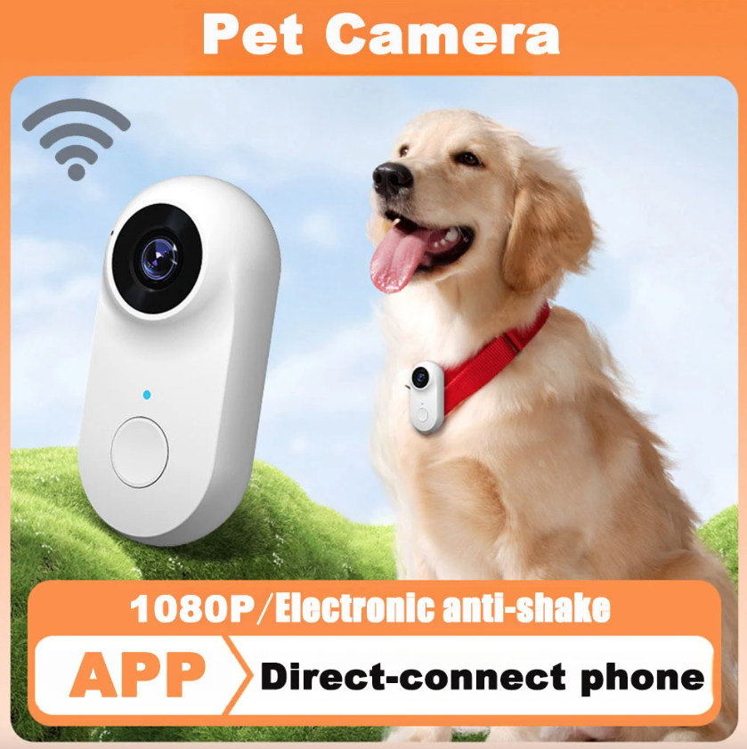 Cámara de pulgar WiFi HD Grabador deportivo Cámara deportiva Videograbadora para moto Cámara para mascotas