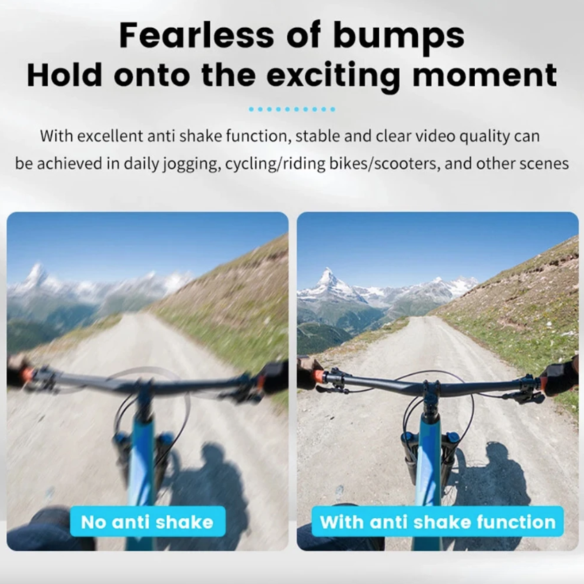 Cámara de pulgar WiFi HD Grabador deportivo Cámara deportiva Videograbadora para moto Cámara para mascotas