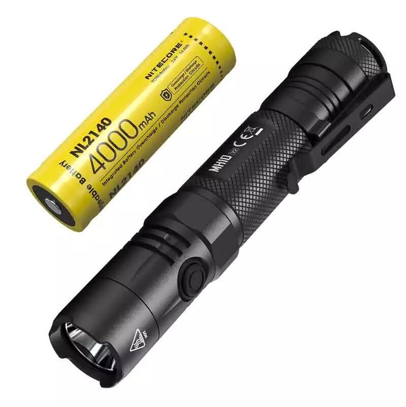 Linterna Nitecore MH10 V2 XP-L2 V6 1200 lúmenes LED carga USB-C diseño compacto materiales alta calidad