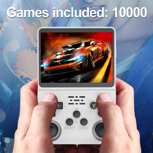 Consola R36S Pantalla IPS 3.5 Jugador Portátil 10000 Juegos Clásicos Nostalgia Joystick Alta Precisión