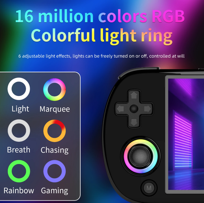 ANBERNIC RG40XX H Consola Retro Portátil, Linux 64 bits, IPS 4.0", Juegos Clásicos, Videojuegos