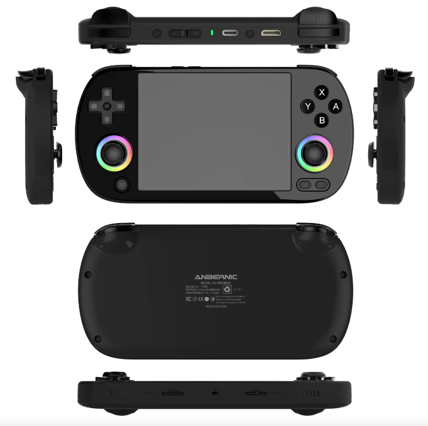 ANBERNIC RG40XX H Consola Retro Portátil, Linux 64 bits, IPS 4.0", Juegos Clásicos, Videojuegos