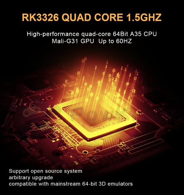 POWKIDDY RGB20S consola de juegos retro portátil con pantalla IPS 3.5’’ emuladores N64 PS1 juegos nostálgicos