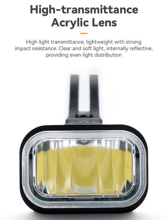 Luz delantera ROCKBROS RHL-1000LUMEN impermeable tipo C ciclismo nocturno LED 1000 lúmenes alta visibilidad