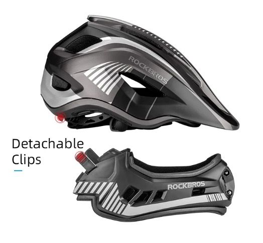 ROCKBROS Casco de Ciclismo Infantil Desmontable Ligero con Ventilación Transpirable Seguridad y Comodidad