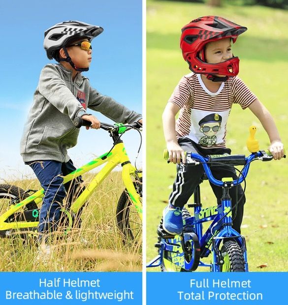 ROCKBROS Casco de Ciclismo Infantil Desmontable Ligero con Ventilación Transpirable Seguridad y Comodidad