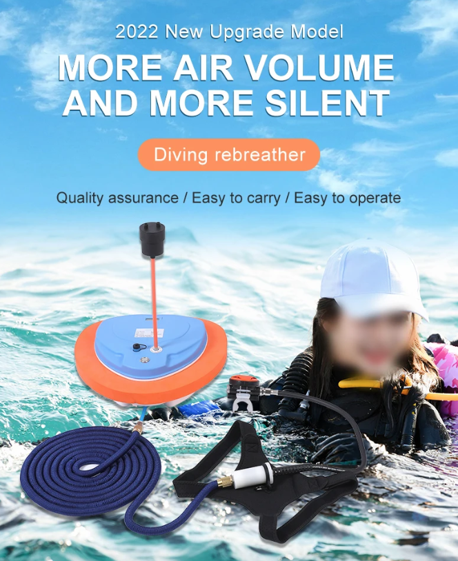 Ventilador de buceo Z270 Z500 Regulador de respiración recargable para una exploración acuática cómoda