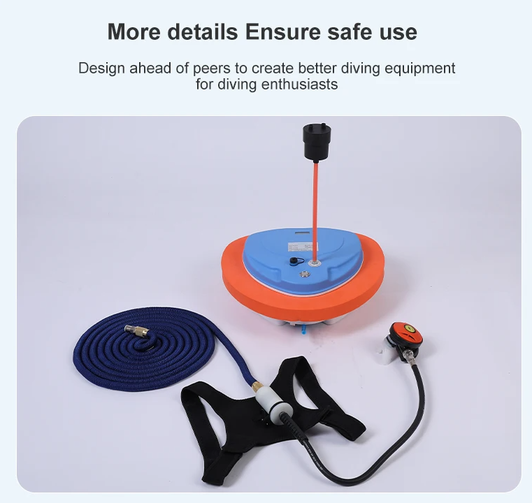 Ventilador de buceo Z270 Z500 Regulador de respiración recargable para una exploración acuática cómoda