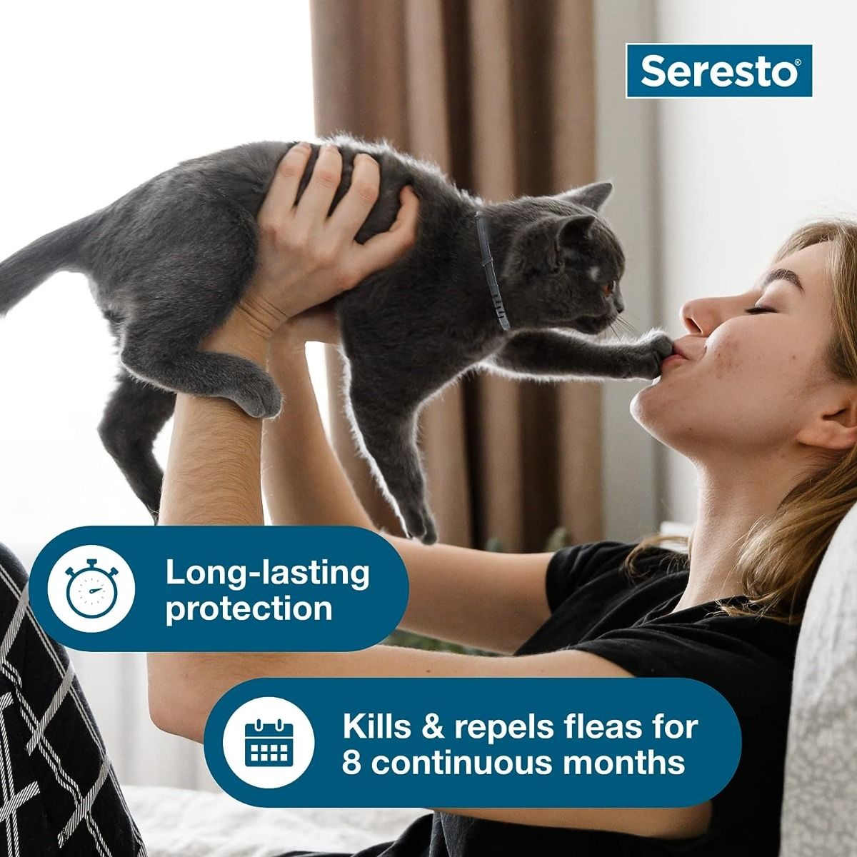 Seresto Perros Grandes | Collar Antipulgas y Garrapatas | 8 Meses Protección | Veterinarios Recomiendan