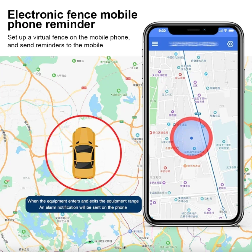 Mini Rastreador GPS con Montaje Magnético Fuerte para Coche, Motocicleta, Camión - Localizador de Seguimiento en Tiempo Real para Vehículo - Rastreador GPS Antipérdida