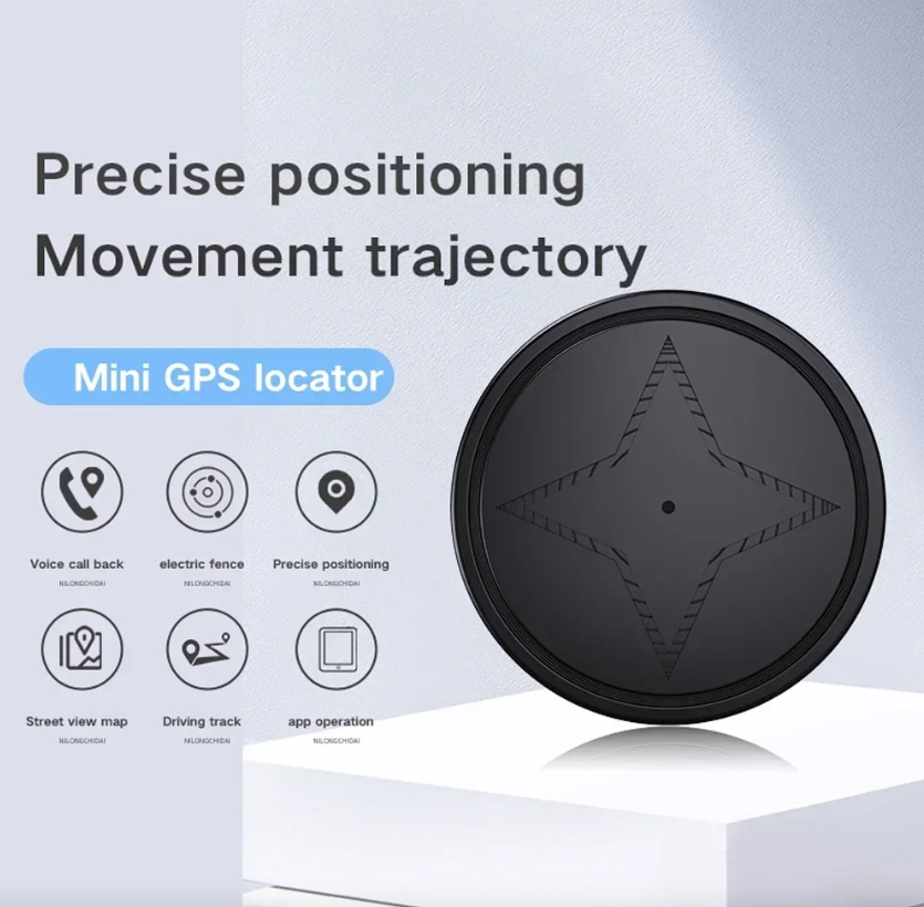 Mini Rastreador GPS con Montaje Magnético Fuerte para Coche, Motocicleta, Camión - Localizador de Seguimiento en Tiempo Real para Vehículo - Rastreador GPS Antipérdida