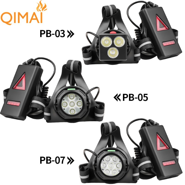 Luz de pecho LED para correr nocturno al aire libre, luz de advertencia trasera, ángulo de haz ajustable de 90°, impermeable, lámpara de seguridad ultra brillante
